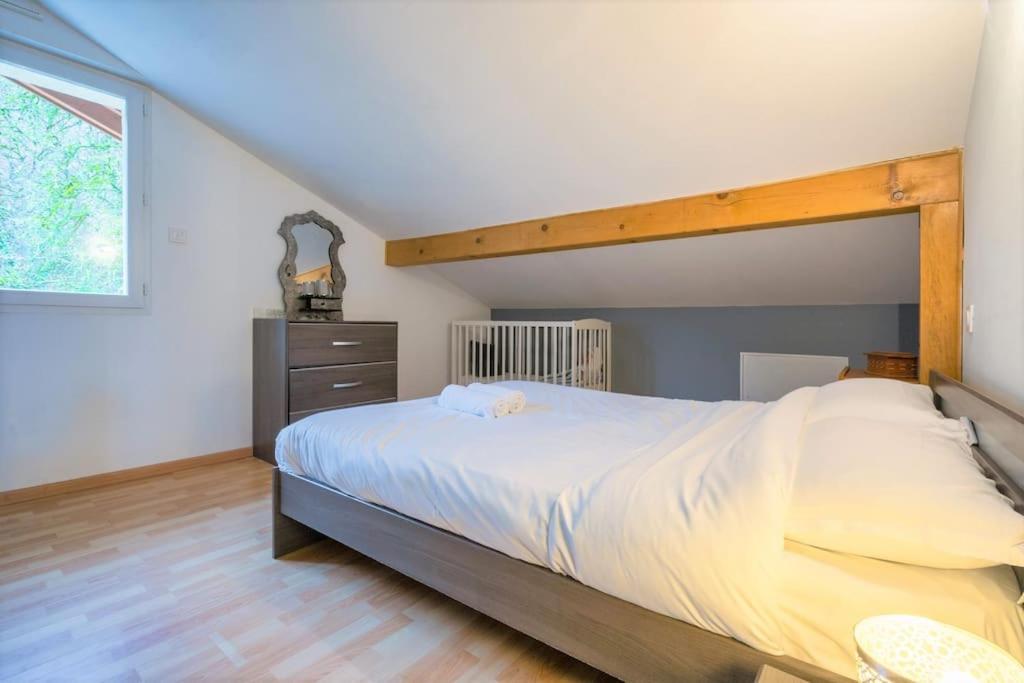 Cabana & Panorama Lac Annecy -Parking & Terrasse Sévrier Dış mekan fotoğraf